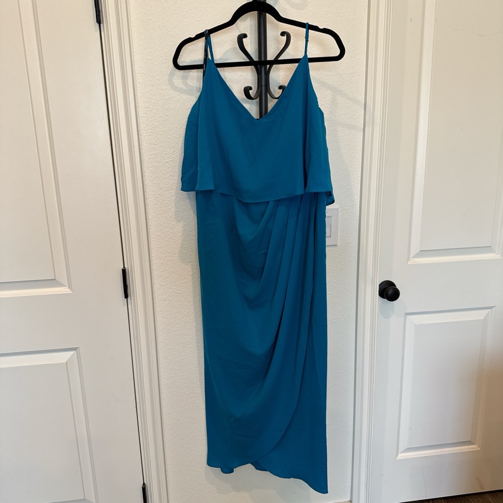 Elegant Blue Women's Dress
